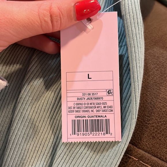 Wild fable green ribbed dress - Picture 5 of 5